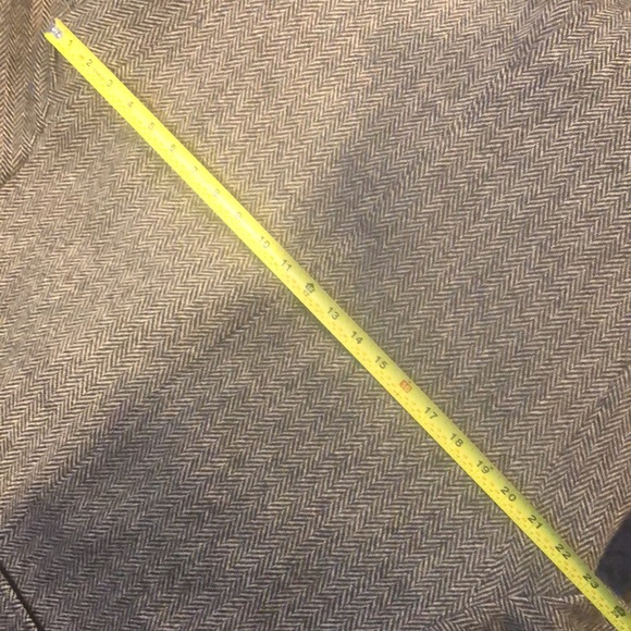 RALPH LAUREN Men’s Tweed Herringbone Single Breast Triple Button Wool Blazer LRG - Picture 13 of 16